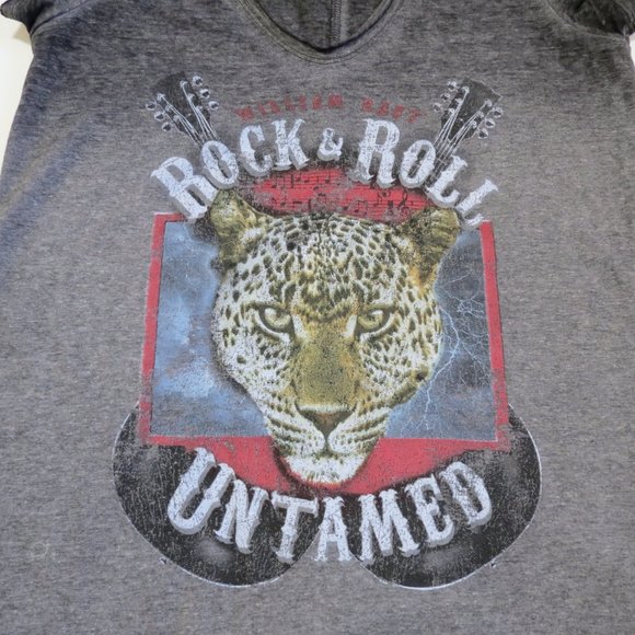 Gray Leopard Rock & Roll Untamed T-Shirt Dress - Picture 3 of 12